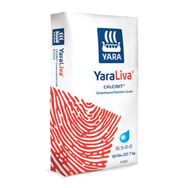 YaraLiva Calcium Nitrate 15.5-0-0 Greenhouse Grade 50lbs