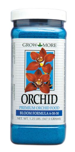 Grow More Orchid Food Bloom Formula Fertilizer 6-30-30 1.25 Lb