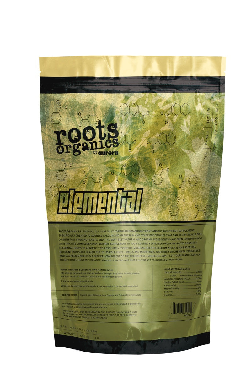 Roots Organics Elemental 0.25-0-0.1