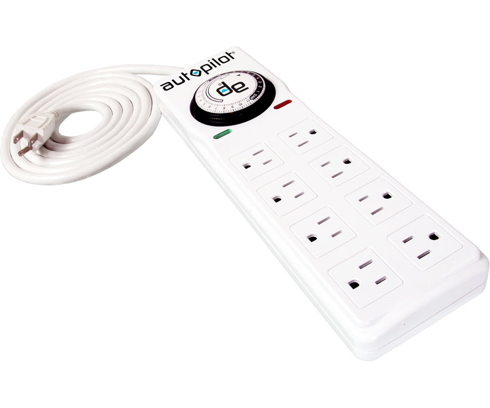 Autopilot Surge Protector with 8 outlets & timer