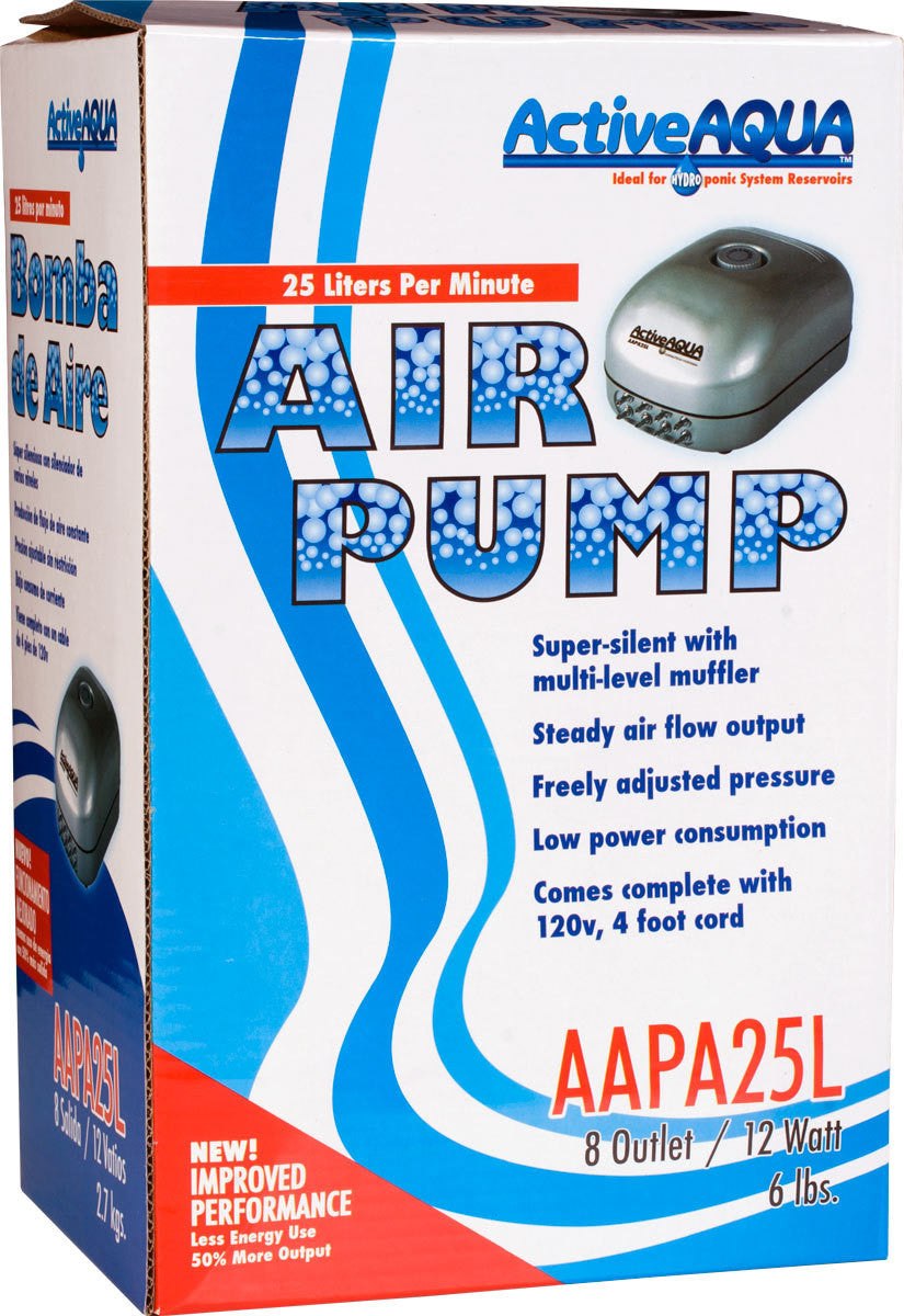 Air Pump 8 Outlets 12W 25L/min